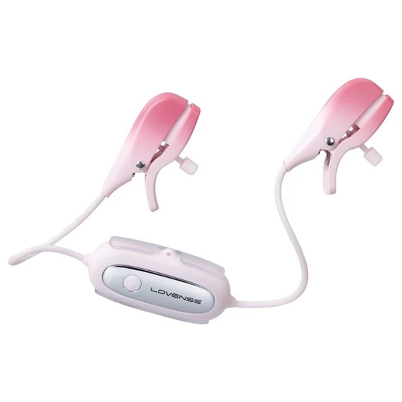 LOVENSE Gemini - smart vibračný klip na bradavky (ružový)