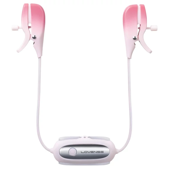 LOVENSE Gemini - smart vibračný klip na bradavky (ružový)