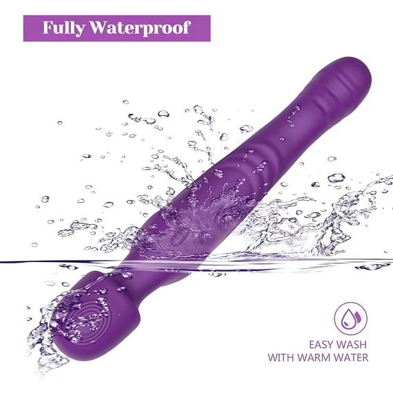 Tracy's Dog Wand - pulzujúci masážny vibrátor (fialový)