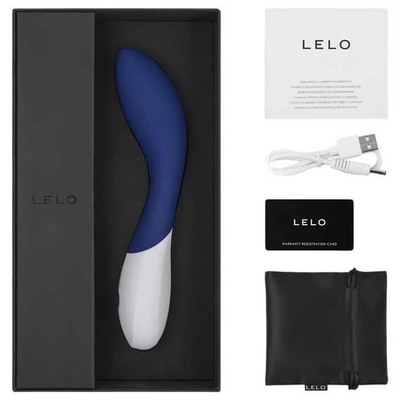 LELO Mona Wave - vodoodolný G-bod vibrátor (modrý)