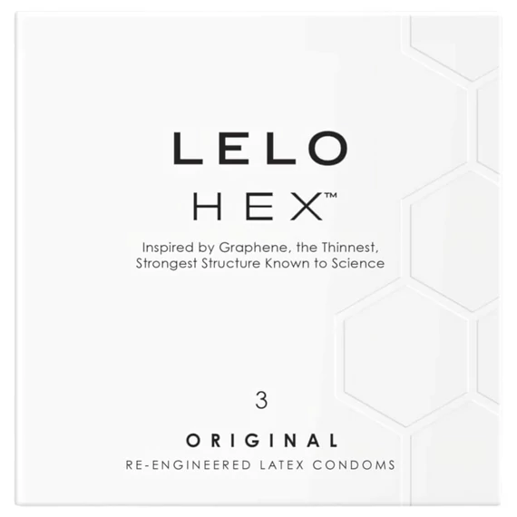 LELO Hex Original - luxusný kondóm (3ks)
