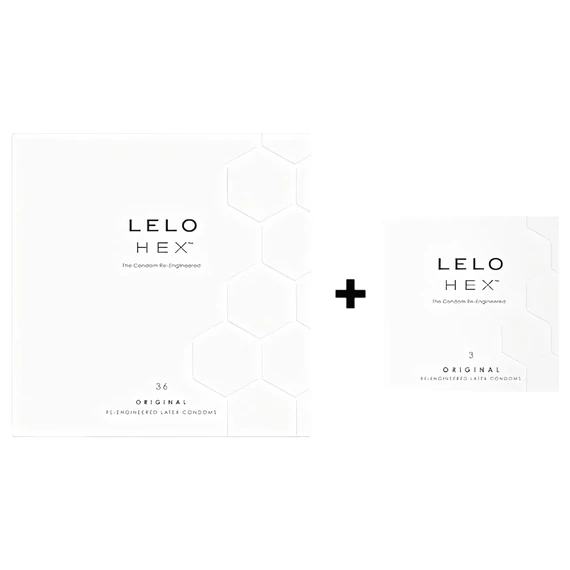 LELO Hex Original - luxusné kondómy (36+3 ks)