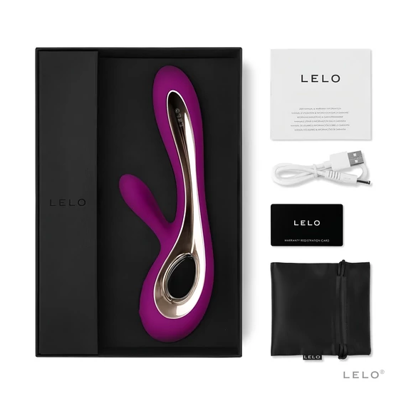 LELO Soraya 2 - nepremokavý klit vibračný stimulátor (fialový)