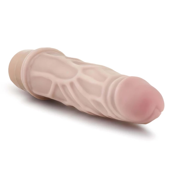 Dr. Skin Vibe No.3 - realistický vibrátor (naturálny)