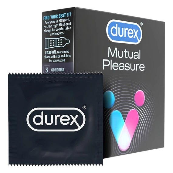 Durex Mutual Pleasure - kondómy (3ks)