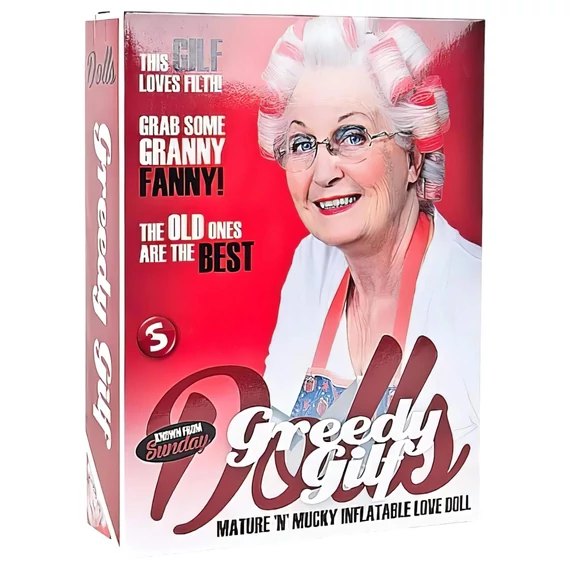 Greedy Gilf - nafukovacia posteľová dáma v životnej veľkosti