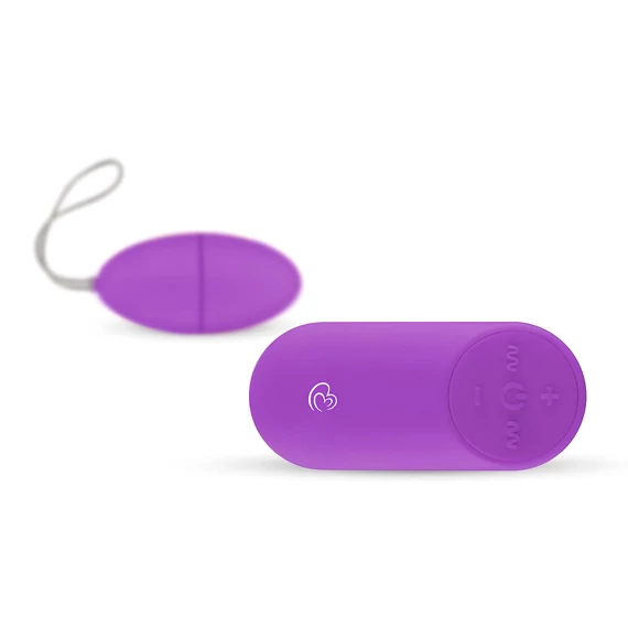 Easytoys - Fialové vibračné vajíčko s 7 rytmami