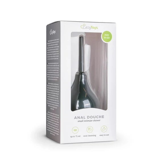Easytoys - malá análna sprcha (čierna)