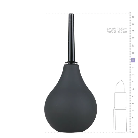 Easytoys - veľká análna sprcha (čierna)