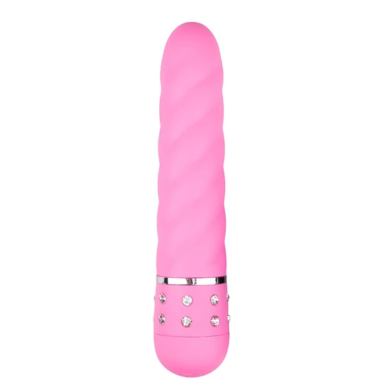 Easytoys Diamond - špirálový vibrátor (ružový)