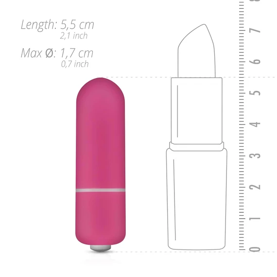 Easytoys - mini ružový vibrátor