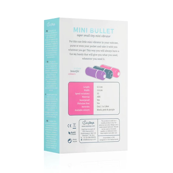 Easytoys - mini ružový vibrátor