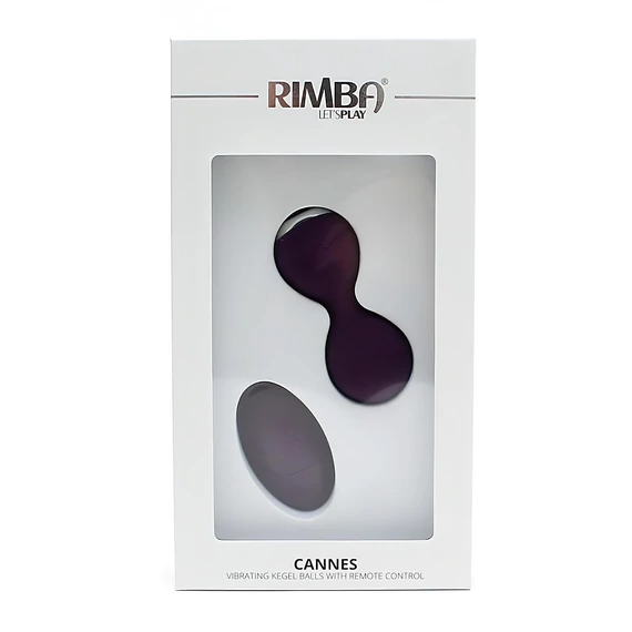 Rimba Cannes - nabíjateľné vibračné vajíčko (fialové)