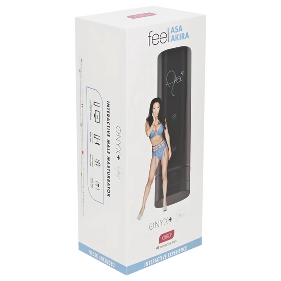 Kiiroo Onyx+ Asa Akira Zážitok - Interaktívny Masturbátor (čierny)