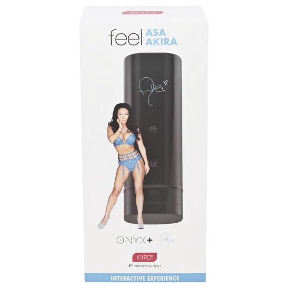 Kiiroo Onyx+ Asa Akira Zážitok - Interaktívny Masturbátor (čierny)