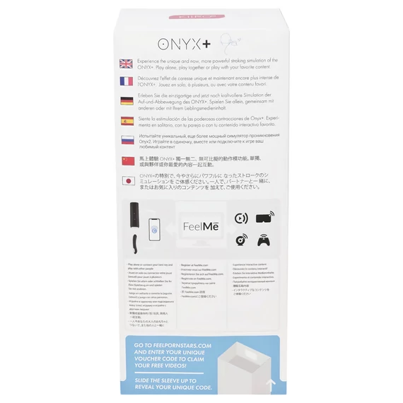 Kiiroo Onyx+ Asa Akira Zážitok - Interaktívny Masturbátor (čierny)