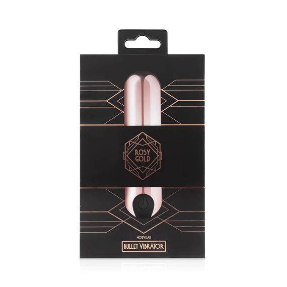 Rosé zlato náboj - akku, mini vibrátor