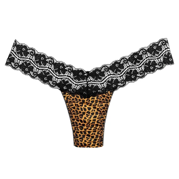 Panthra Tania - vibračné nohavičky (leopardia čierna)