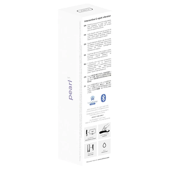 Kiiroo Pearl 3 - interaktívny G-bod vibrátor (fialový)