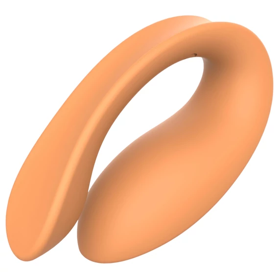 Glam - akumulátorový párový vibrátor (oranžový)
