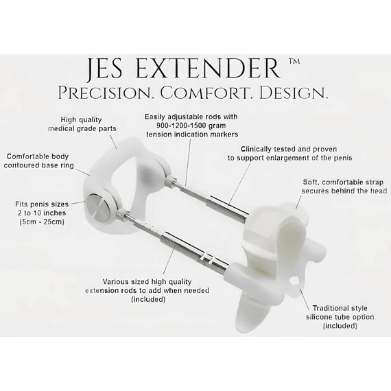 Jes-Extender - Originál zväčšovací prístroj na penis (do 24cm)