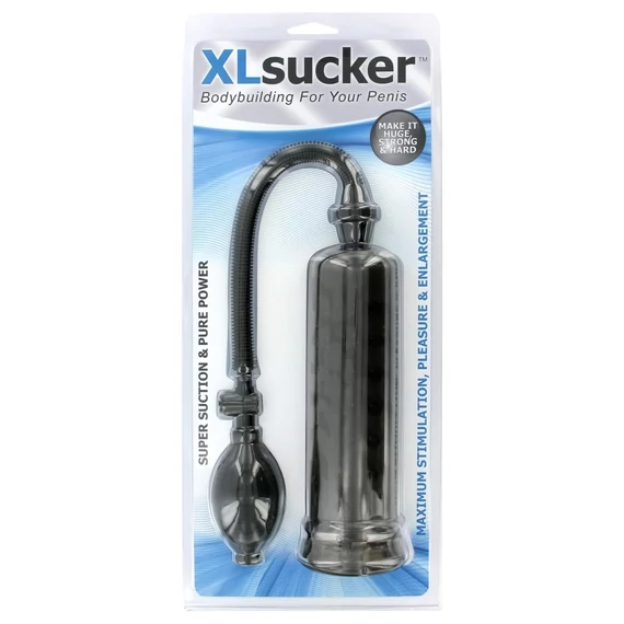 XLSUCKER - Výkonná pumpa pre potenciu a penis (čierna)