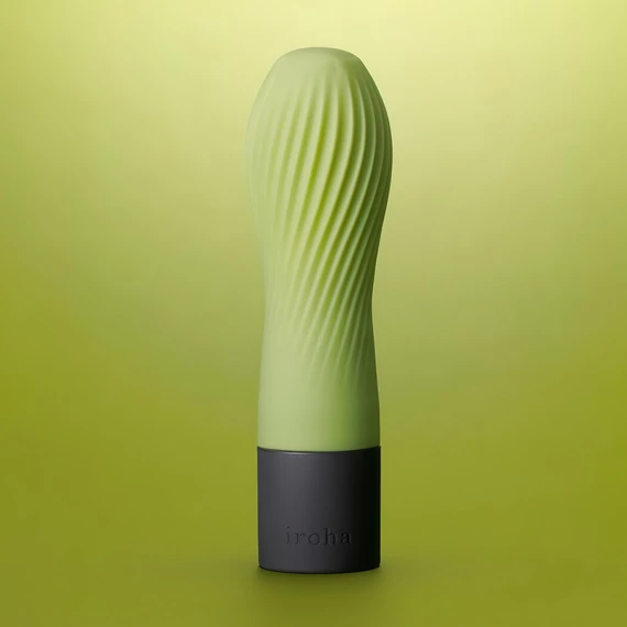 TENGA Iroha Zen - Matcha jemný zelený silikónový vibrátor