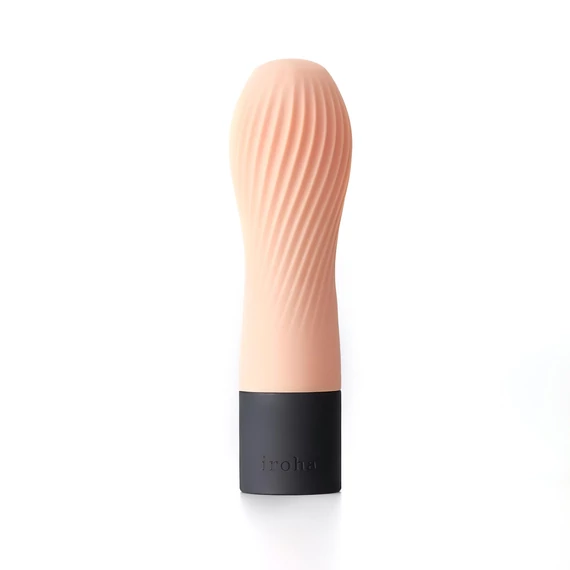 TENGA Iroha Zen - Hanacha super mäkký silikónový vibrátor (broskyňa)