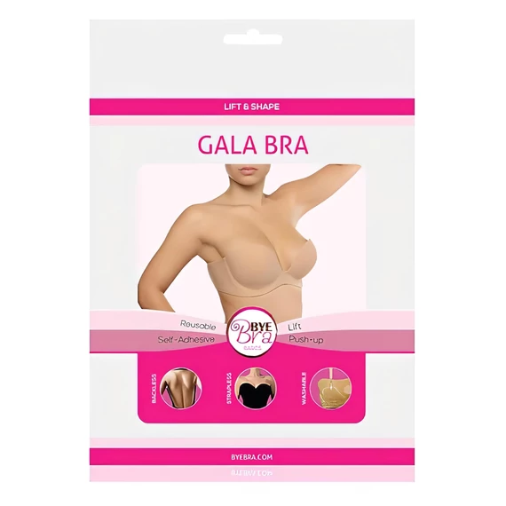 Bye Bra Gala D - skrytá push-up podprsenka (telová)