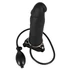 You2Toys - Nafukovateľný Strap-On s dutým, silikónovým dildom (čierny)