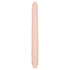 You2Toys - Dvojitý Priateľ - 100% silikónové dildo (prírodné)