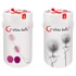 Geisha Balls 2 - nastaviteľná sada gejšských guličiek (ružovo-biela)