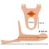 You2Toys - Nastaviteľný dutý strap-on dildó (stredný) - prírodný