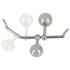 You2Toys Bondage Plugs - oceľové rozťahovače (149g) - strieborné