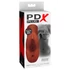 PDX Double Stroker - 2v1 realistický masturbátor (hnedý)