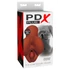 PDX Vyberte svoje potešenie - 2v1 realistický masturbátor (hnedý)