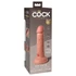King Cock Elite 6 - realistický vibrátor s prísavkou (15 cm) - prírodný