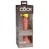 King Cock Elite 6 - realistický vibrátor s prísavkou (15 cm) - prírodný