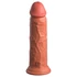 King Cock Elite 20cm - realistický vibrátor (tmavý telový)