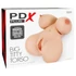 PDX Big Titty - realistický torzo s veľkými prsiami (naturálny)