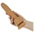 Naked Addiction Thrust 9 - rádiový, pulzujúci vibrátor - tmavý (23 cm)