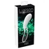Liaison Curve - nabíjací LED vibrátor (priehľadný-biely)