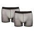 Svenjoyment - priehľadný boxer set - čierny (2-dielny) S-L