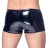 Black Level - rebrované šortky na zips pre mužov (čierne) - S
