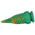 OgazR Octopuss - chápadlové dildo - 21 cm (zeleno-žlté)