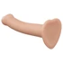 Strap-on-me M - dvojitý realistický dildo - stredný (naturálny)