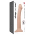 Strap-on-me M - dvojitý realistický dildo - stredný (naturálny)