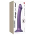 Strap-on-me Metalický lesk M - telu priateľský dildo (metalická fialová)