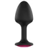 Dorcel Geisha Tuškový Kolík XL - čierny anál s ružovým kameňom