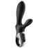 Satisfyer Heat Climax+ - inteligentný hrejivý anál vibrátor s ramenom (čierny)
